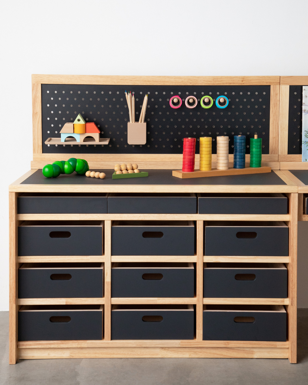 おもちゃや園グッズの収納に最適なMINORINOのCHEST SET